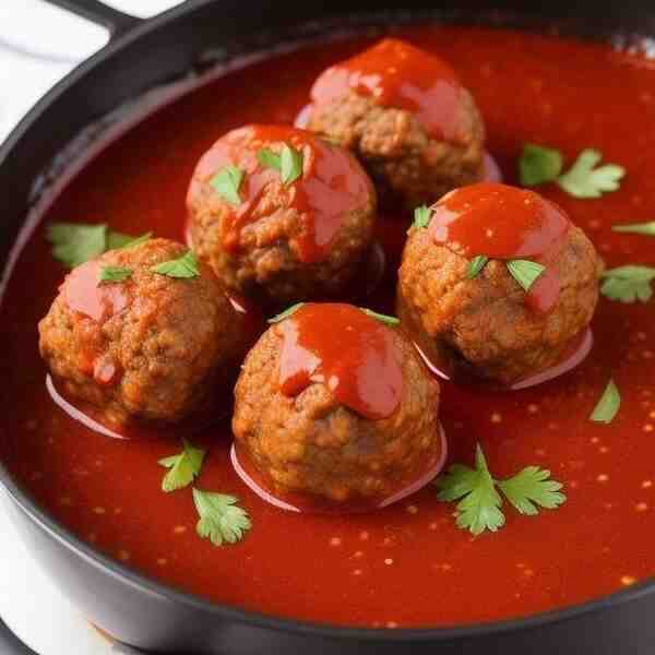 Мясные биточки в соусе